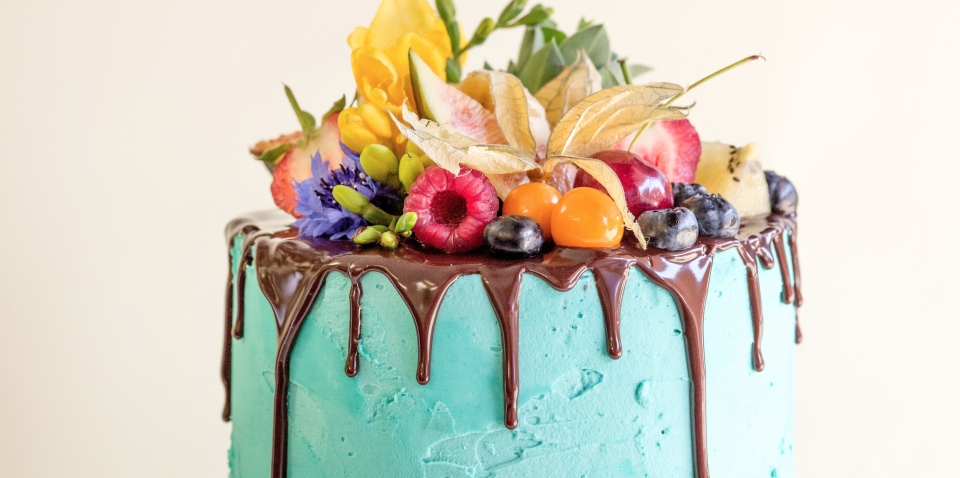 Molly Bakes Dripping Ganache Cake (top)